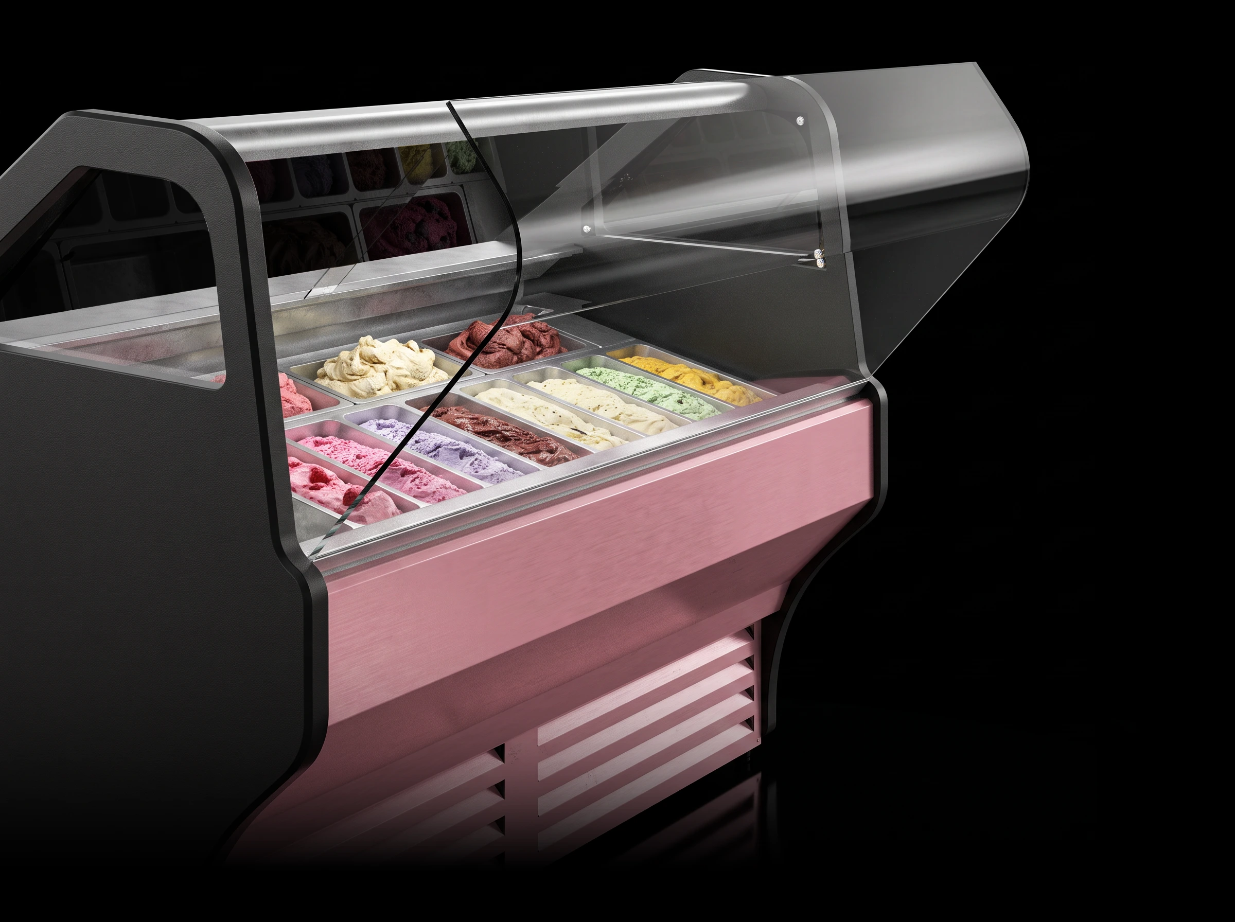 Witryna na lody - polski producent